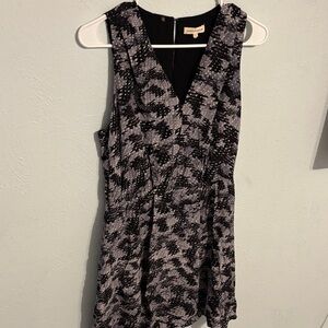 Rebecca Taylor Black and Gray Patterned dress 👗